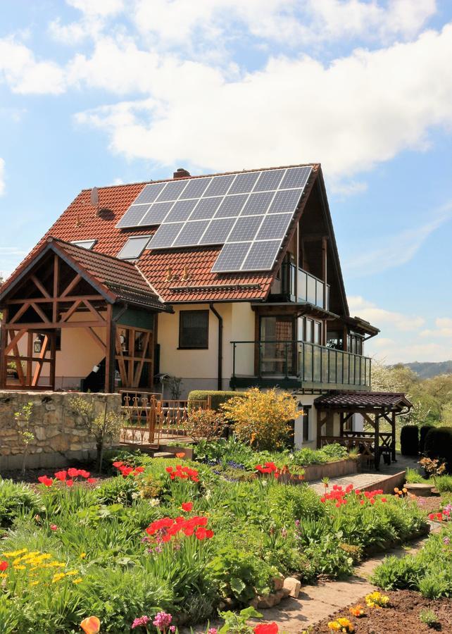 Ferienwohnung Saaletalblick Jena Bagian luar foto